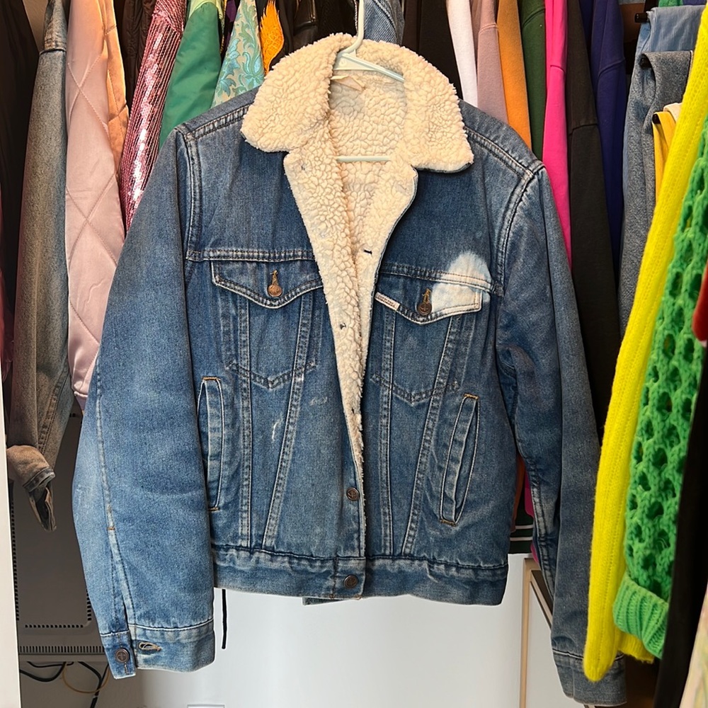 Sheplers - Vintage Fleece Lined Jean Jacket